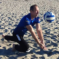 volley sur la plage